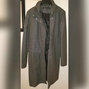 Kenneth Cole New York Women's Zip-Front Wool-Blend